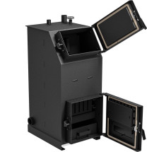 Котел твердотопливный длительного горения Huntel JET 22